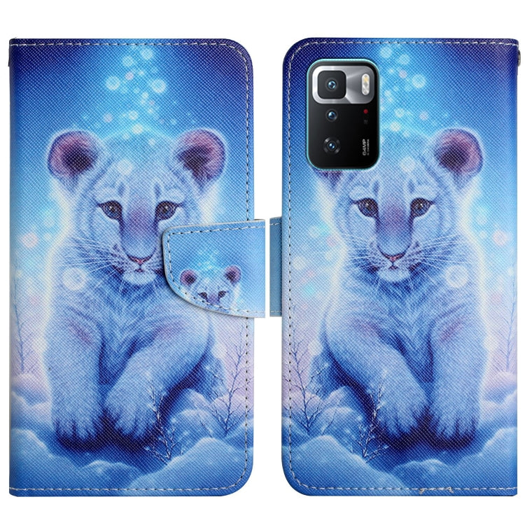 Painted Pattern Flip Leather Phone Case, For Xiaomi Redmi Note 10 Pro 5G