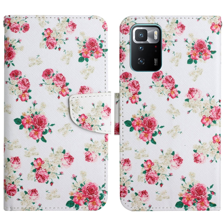 Painted Pattern Flip Leather Phone Case, For Xiaomi Redmi Note 10 Pro 5G