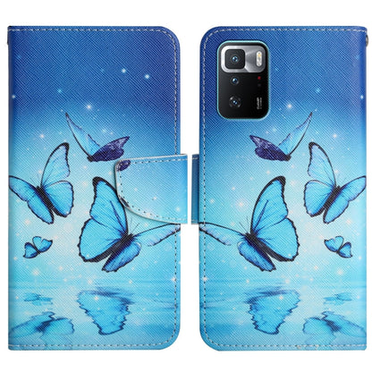 Painted Pattern Flip Leather Phone Case, For Xiaomi Redmi Note 10 Pro 5G