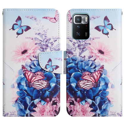 Painted Pattern Flip Leather Phone Case, For Xiaomi Redmi Note 10 Pro 5G