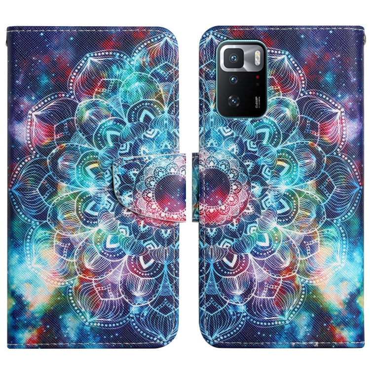 Painted Pattern Flip Leather Phone Case, For Xiaomi Redmi Note 10 Pro 5G