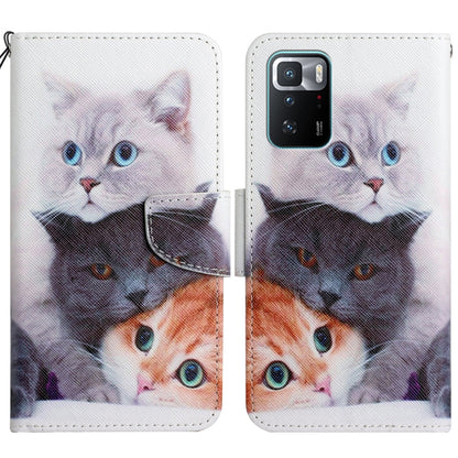 Painted Pattern Flip Leather Phone Case, For Xiaomi Redmi Note 10 Pro 5G