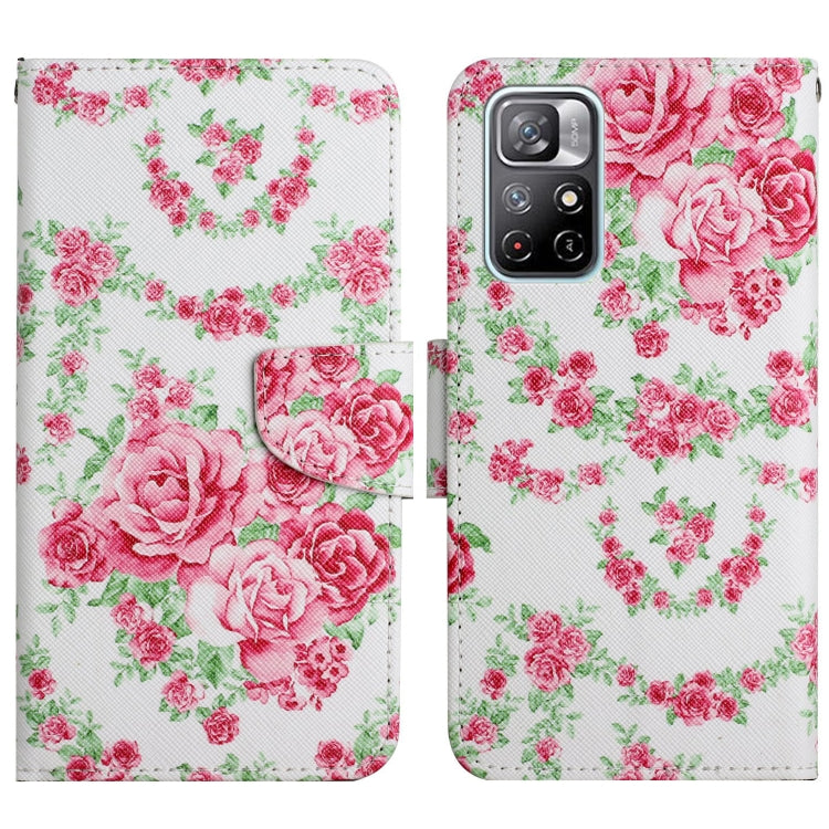 Painted Pattern Flip Leather Phone Case, For Xiaomi Redmi Note 11 5G China