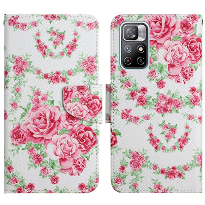 Painted Pattern Flip Leather Phone Case, For Xiaomi Redmi Note 11 5G China