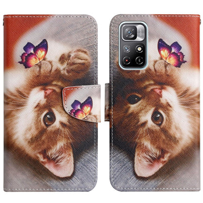 Painted Pattern Flip Leather Phone Case, For Xiaomi Redmi Note 11 5G China