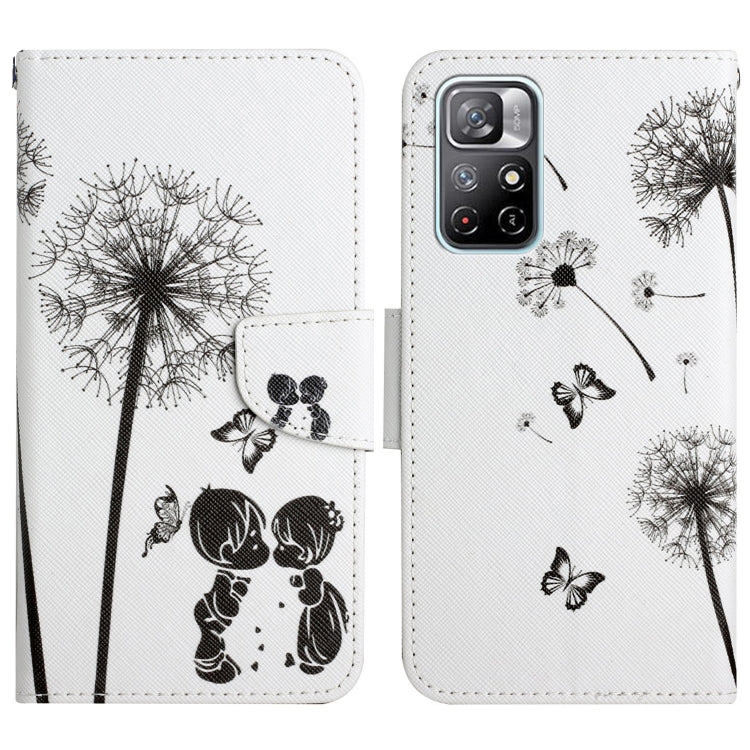 Painted Pattern Flip Leather Phone Case, For Xiaomi Redmi Note 11 5G China
