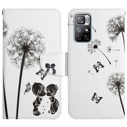 Painted Pattern Flip Leather Phone Case, For Xiaomi Redmi Note 11 5G China