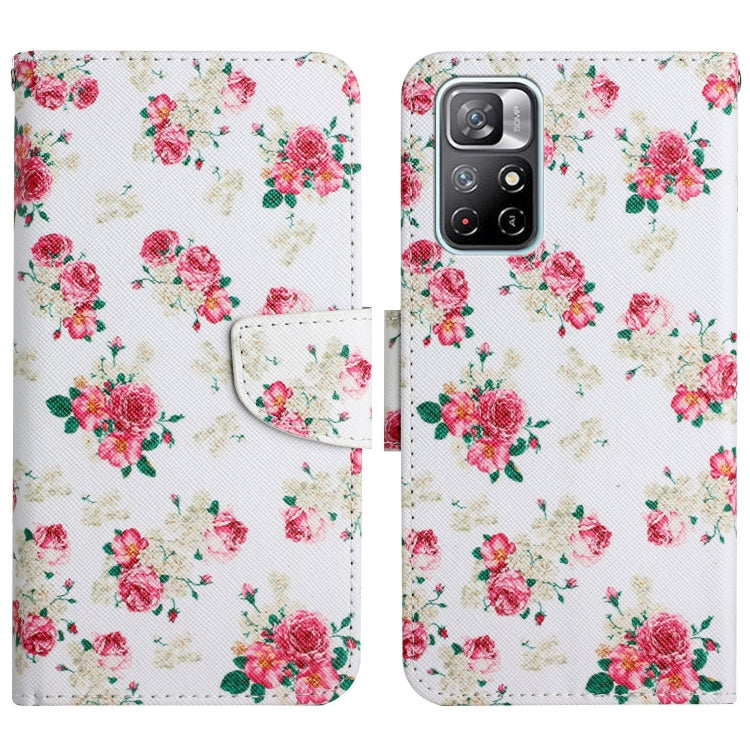 Painted Pattern Flip Leather Phone Case, For Xiaomi Redmi Note 11 5G China
