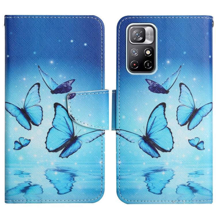 Painted Pattern Flip Leather Phone Case, For Xiaomi Redmi Note 11 5G China