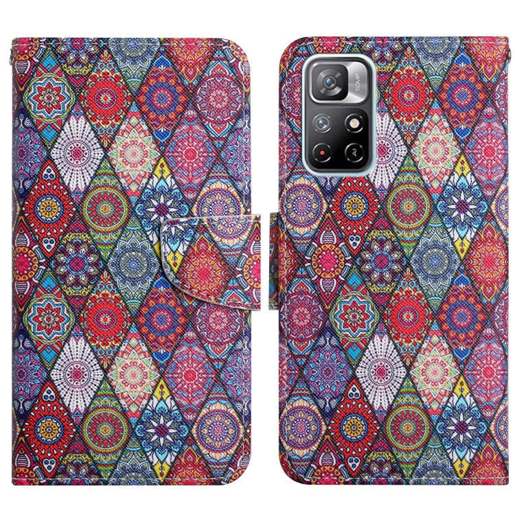 Painted Pattern Flip Leather Phone Case, For Xiaomi Redmi Note 11 5G China