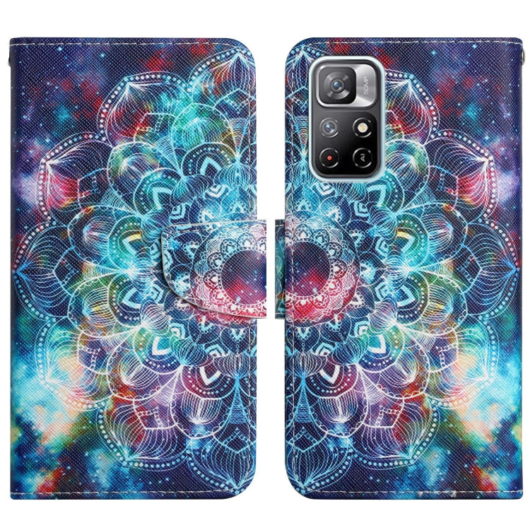Painted Pattern Flip Leather Phone Case, For Xiaomi Redmi Note 11 5G China