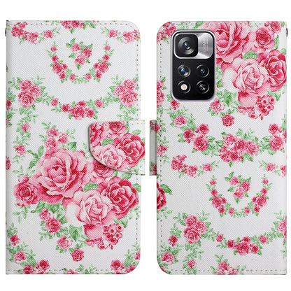 Painted Pattern Flip Leather Phone Case, For Xiaomi Redmi Note 11 Pro 5G China