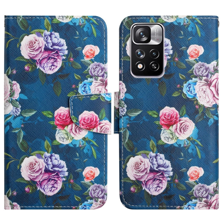 Painted Pattern Flip Leather Phone Case, For Xiaomi Redmi Note 11 Pro 5G China