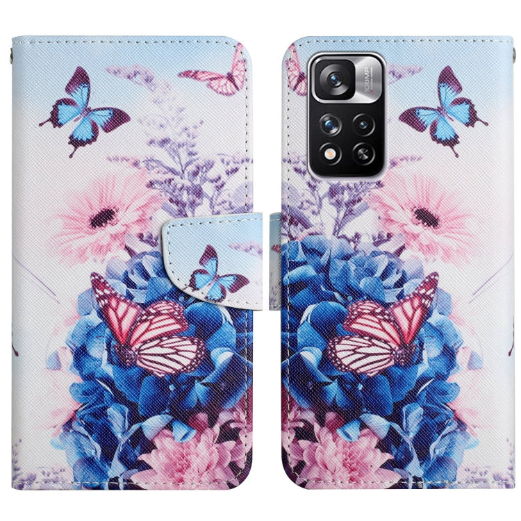 Painted Pattern Flip Leather Phone Case, For Xiaomi Redmi Note 11 Pro 5G China