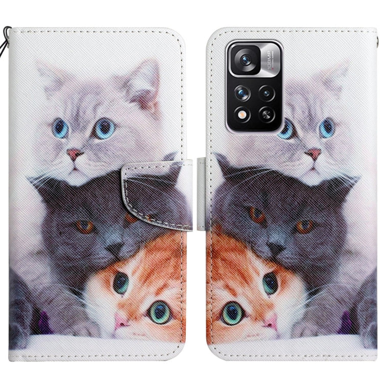 Painted Pattern Flip Leather Phone Case, For Xiaomi Redmi Note 11 Pro 5G China