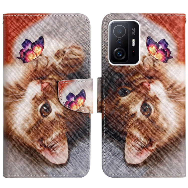 Painted Pattern Flip Leather Phone Case, For Xiaomi Mi 11T