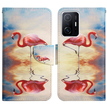 Painted Pattern Flip Leather Phone Case, For Xiaomi Mi 11T