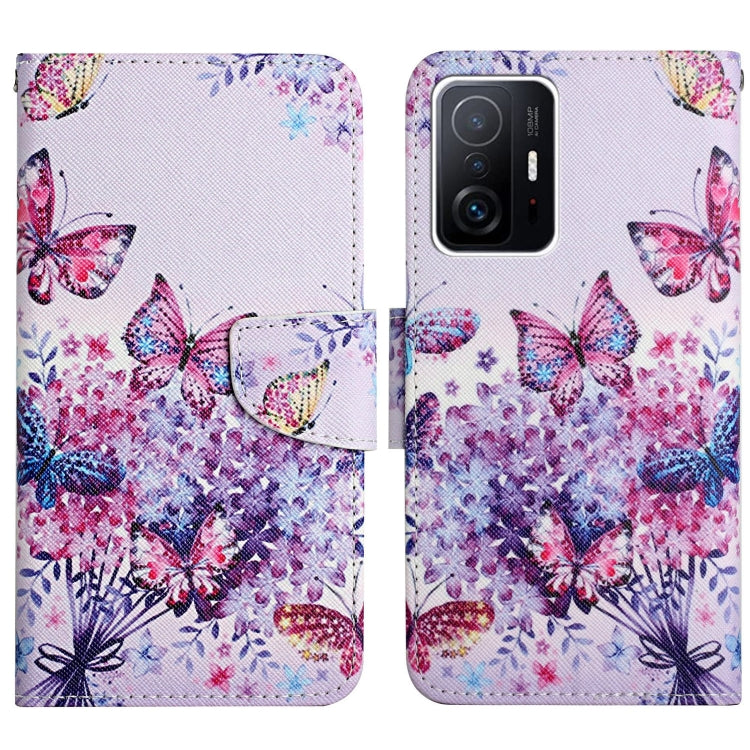 Painted Pattern Flip Leather Phone Case, For Xiaomi Mi 11T