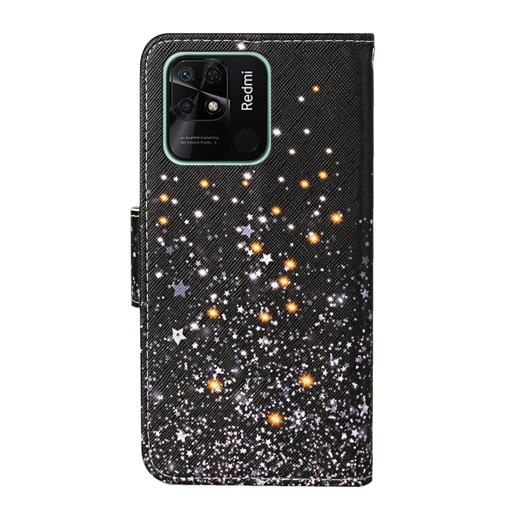 Colored Drawing Pattern Flip Leather Case, For Xiaomi Redmi 10C