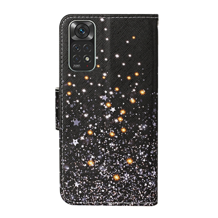 Colored Drawing Pattern Flip Leather Case, For Xiaomi Redmi Note 11 4G