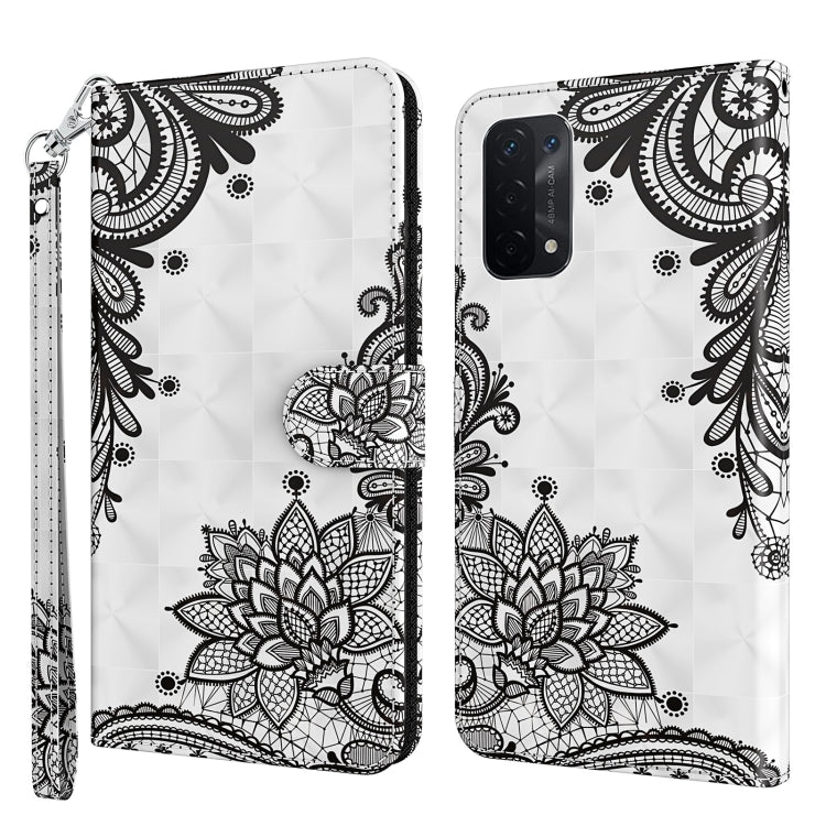 3D Painting Pattern Flip Leather Phone Case, For OPPO A54 5G / A74 5G, For OPPO A74 4G