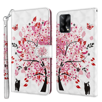 3D Painting Pattern Flip Leather Phone Case, For OPPO A54 5G / A74 5G, For OPPO A74 4G