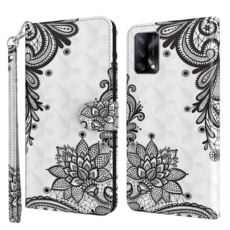 3D Painting Pattern Flip Leather Phone Case, For OPPO A54 5G / A74 5G, For OPPO A74 4G