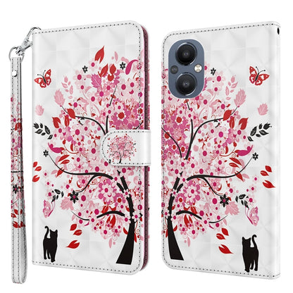 3D Painting Pattern Flip Leather Phone Case, For OPPO A94 5G / A95 5G, For OnePlus Nord N20 5G / OPPO A96 5G