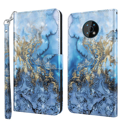 3D Painting Pattern Flip Leather Phone Case, For Motorola Moto G200 5G / Edge S30, For Nokia G50