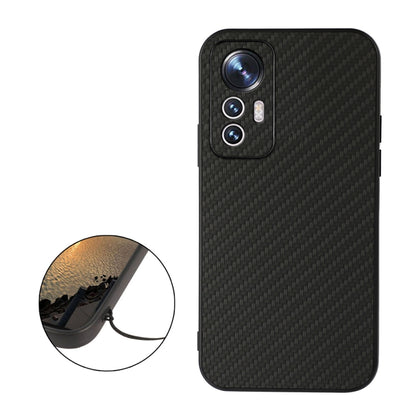 Accurate Hole Carbon Fiber Texture Shockproof Case, For Xiaomi Mi 12 Lite