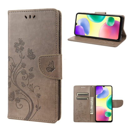 Butterfly Flower Pattern Flip Leather Phone Case, For Xiaomi Redmi 10A, For Xiaomi Redmi 10C, For Samsung Galaxy M23 5G