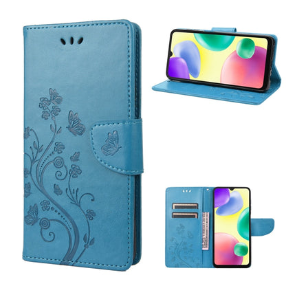 Butterfly Flower Pattern Flip Leather Phone Case, For Xiaomi Redmi 10A, For Xiaomi Redmi 10C, For Samsung Galaxy M23 5G