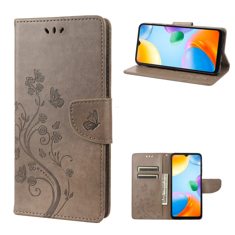 Butterfly Flower Pattern Flip Leather Phone Case, For Xiaomi Redmi 10A, For Xiaomi Redmi 10C, For Samsung Galaxy M23 5G