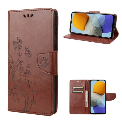 Butterfly Flower Pattern Flip Leather Phone Case, For Xiaomi Redmi 10A, For Xiaomi Redmi 10C, For Samsung Galaxy M23 5G