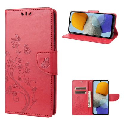 Butterfly Flower Pattern Flip Leather Phone Case, For Xiaomi Redmi 10A, For Xiaomi Redmi 10C, For Samsung Galaxy M23 5G