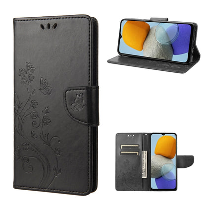 Butterfly Flower Pattern Flip Leather Phone Case, For Xiaomi Redmi 10A, For Xiaomi Redmi 10C, For Samsung Galaxy M23 5G