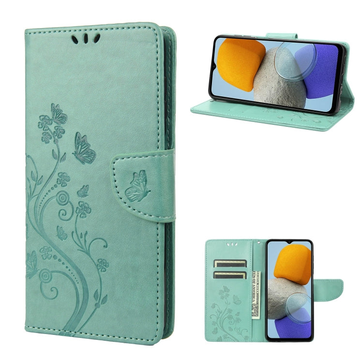 Butterfly Flower Pattern Flip Leather Phone Case, For Xiaomi Redmi 10A, For Xiaomi Redmi 10C, For Samsung Galaxy M23 5G