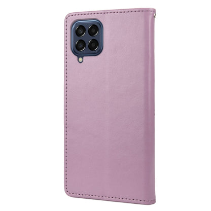 Butterfly Flower Pattern Flip Leather Phone Case, For Samsung Galaxy M53 5G