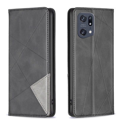 Prismatic Invisible Magnetic Leather Phone Case, For OnePlus Nord N200 5G, For OPPO Find X5 Pro, For OPPO Reno7 5G Global, For Infinix Zero X Neo