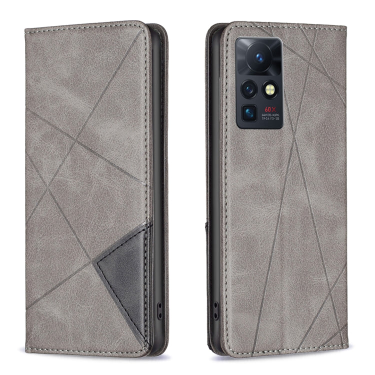 Prismatic Invisible Magnetic Leather Phone Case, For Infinix Zero X / X Pro