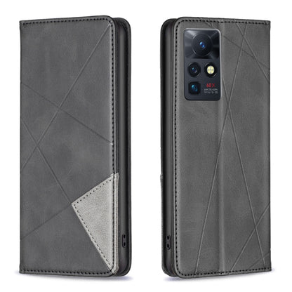 Prismatic Invisible Magnetic Leather Phone Case, For Infinix Zero X / X Pro