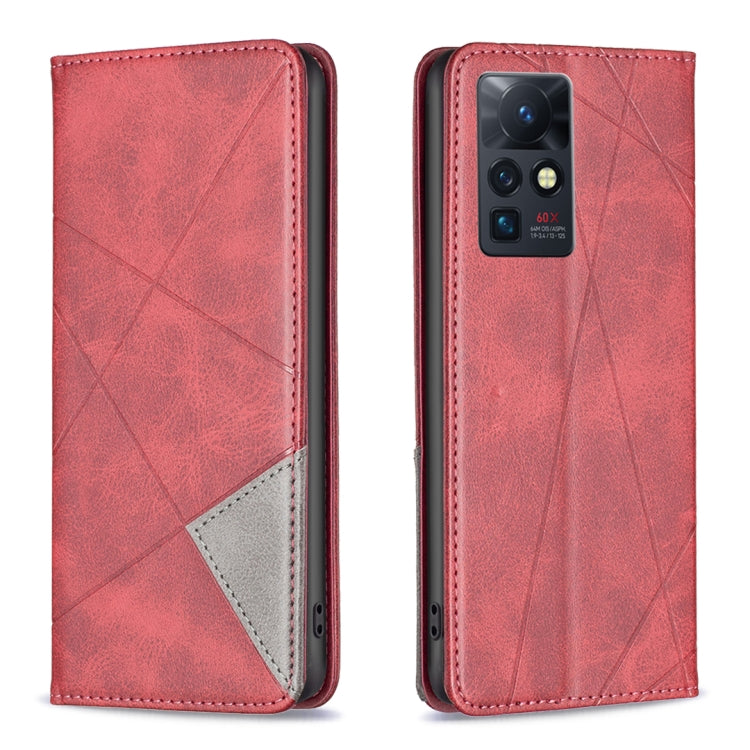 Prismatic Invisible Magnetic Leather Phone Case, For Infinix Zero X / X Pro