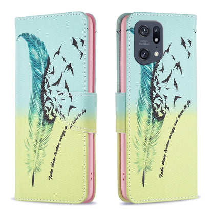 Drawing Pattern Leather Phone Case, For OnePlus Nord N200 5G, For OPPO Find X5 Pro, For OPPO Reno7 5G Global