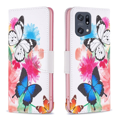 Drawing Pattern Leather Phone Case, For OnePlus Nord N200 5G, For OPPO Find X5 Pro, For OPPO Reno7 5G Global