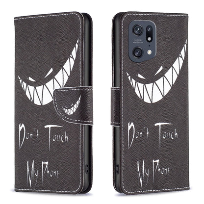 Drawing Pattern Leather Phone Case, For OnePlus Nord N200 5G, For OPPO Find X5 Pro, For OPPO Reno7 5G Global