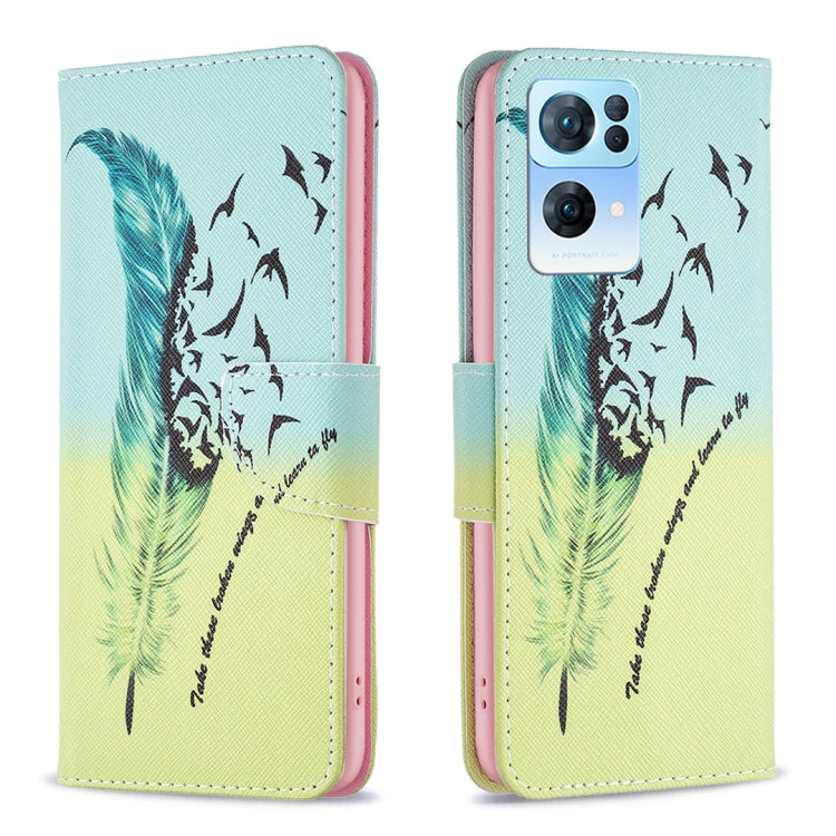 Drawing Pattern Leather Phone Case, For OnePlus Nord N200 5G, For OPPO Find X5 Pro, For OPPO Reno7 5G Global