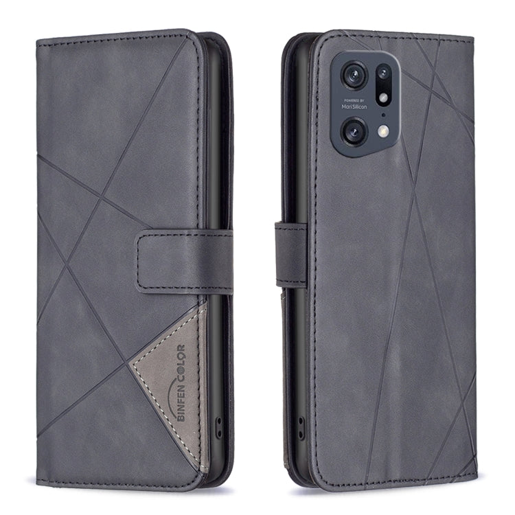 BF05 Magnetic Buckle Rhombus Texture Leather Phone Case, For OnePlus Nord N200 5G, For OPPO Find X5 Pro, For OPPO Reno7 5G Global, For Infinix Zero X Neo