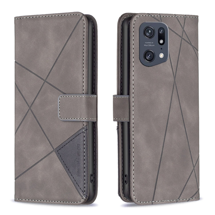 BF05 Magnetic Buckle Rhombus Texture Leather Phone Case, For OnePlus Nord N200 5G, For OPPO Find X5 Pro, For OPPO Reno7 5G Global, For Infinix Zero X Neo