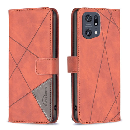 BF05 Magnetic Buckle Rhombus Texture Leather Phone Case, For OnePlus Nord N200 5G, For OPPO Find X5 Pro, For OPPO Reno7 5G Global, For Infinix Zero X Neo