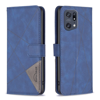 BF05 Magnetic Buckle Rhombus Texture Leather Phone Case, For OnePlus Nord N200 5G, For OPPO Find X5 Pro, For OPPO Reno7 5G Global, For Infinix Zero X Neo